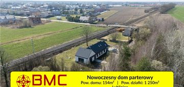 Nowy dom parterowy z dz.1250m2 w lublińcu